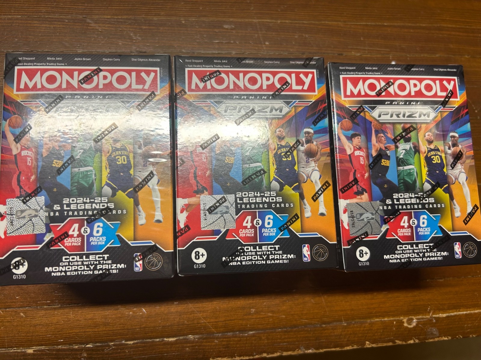 2024-25 Panini Prizm Monopoly NBA Basketball  Blaster  Box Lot of  3 PLEASE READ