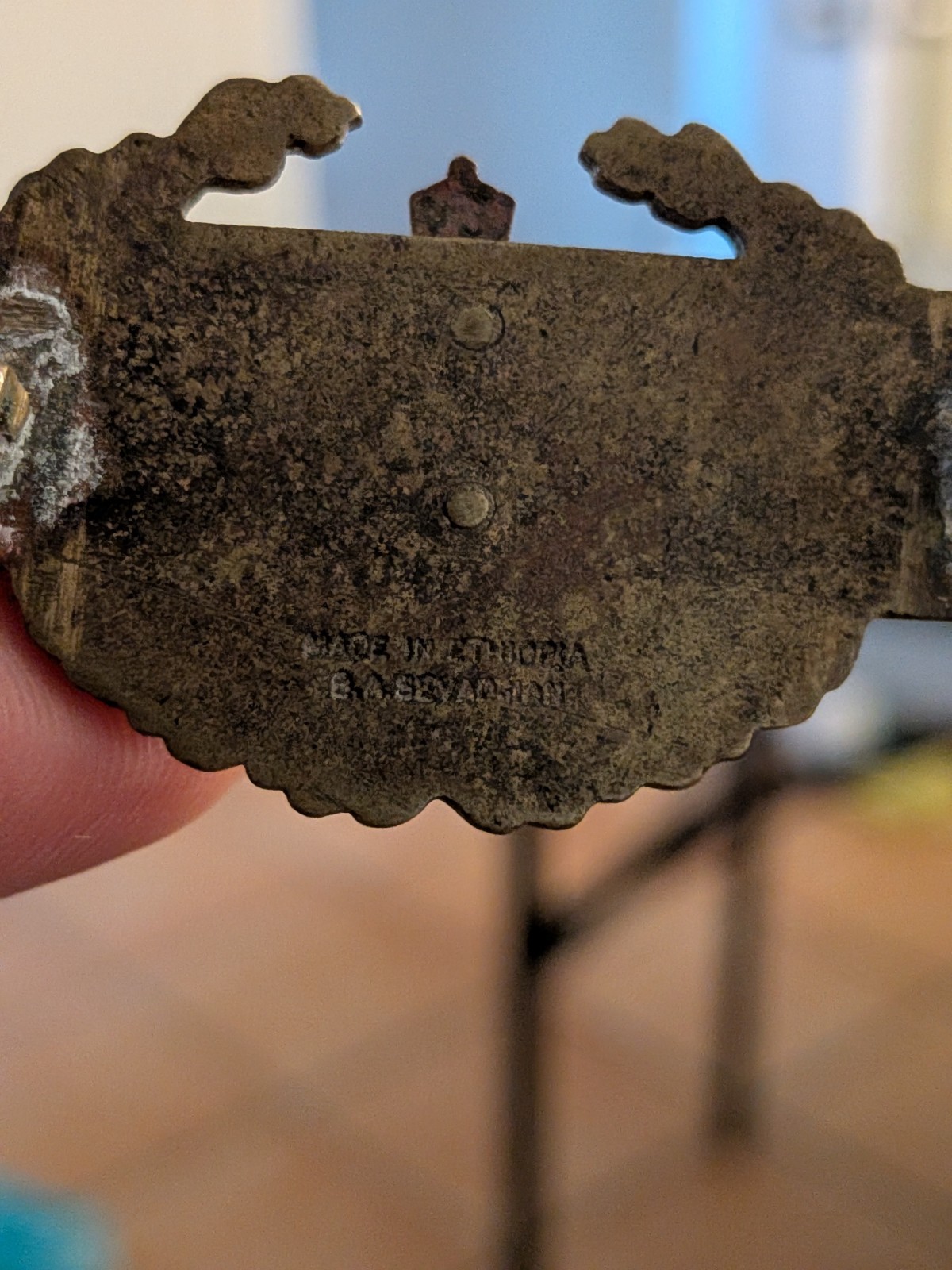 Authentic Haile Selassie medal Ethiopia vintage military memorabilia rastafari