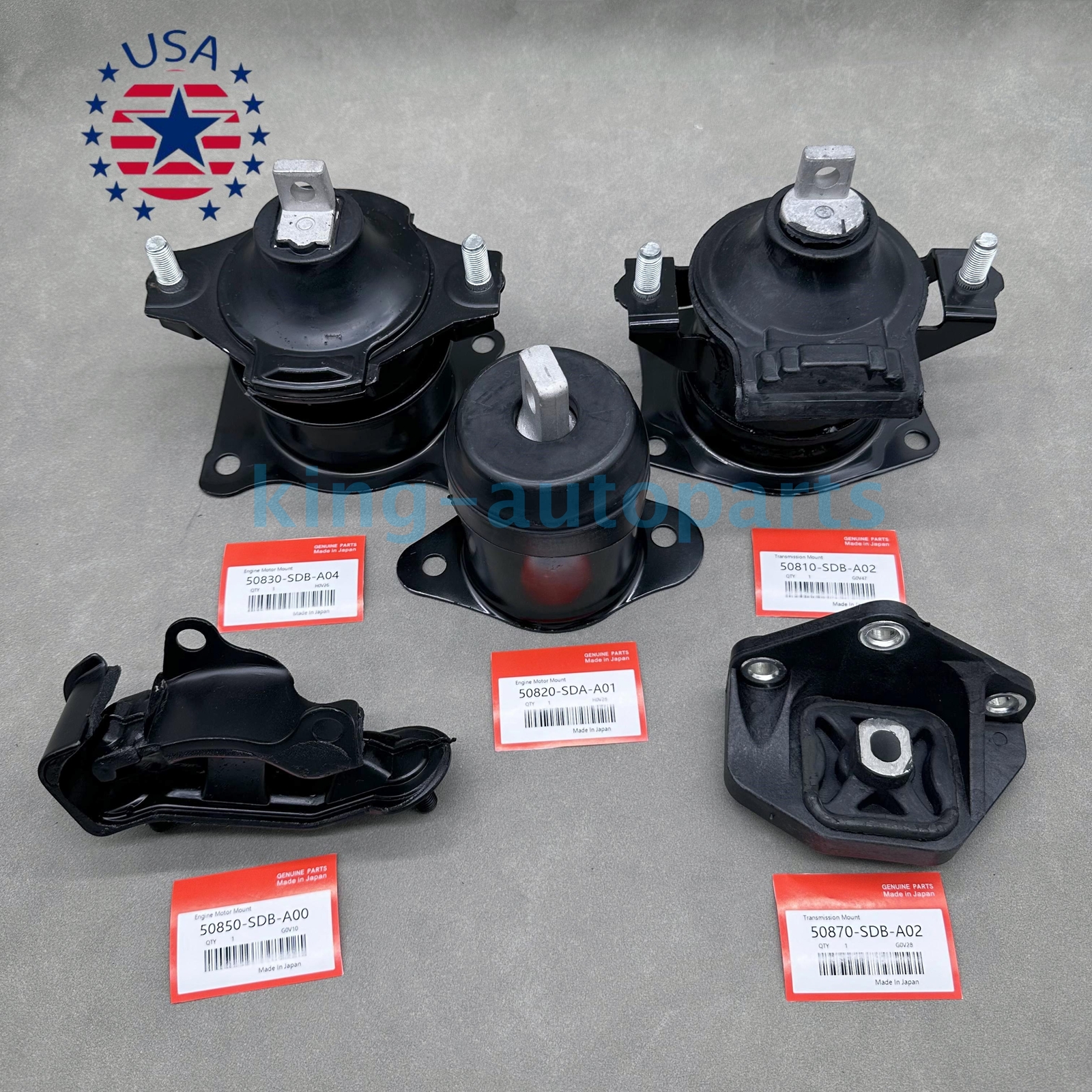 OEM! 5pcs Engine Motor & Trans Mount For Acura TL 3.2L 2004 2005 2006 Auto Trans