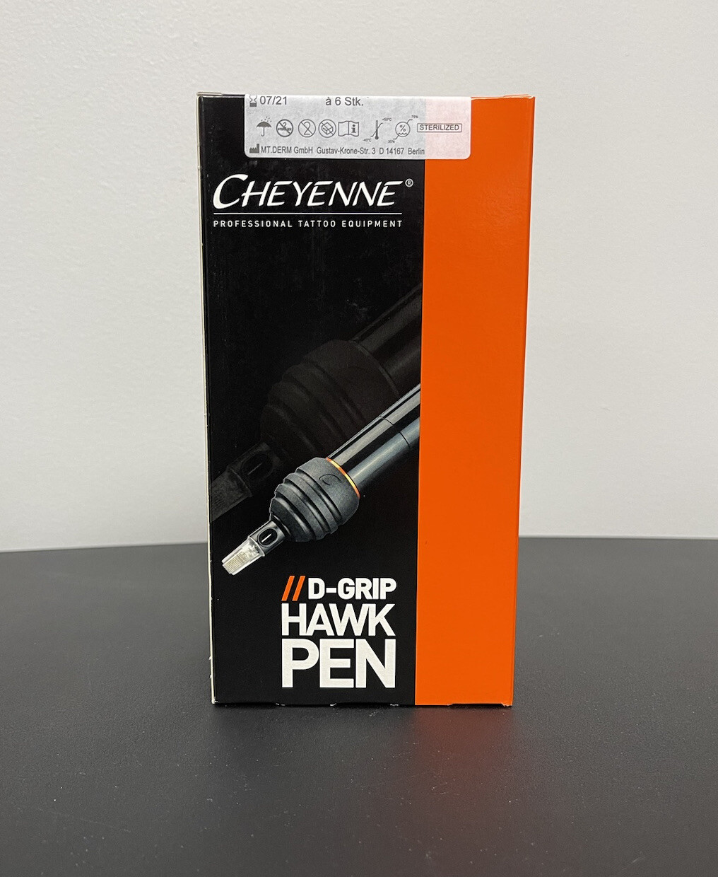 Cheyenne Ergo Long D-grip Hawk Pen Box Of 6