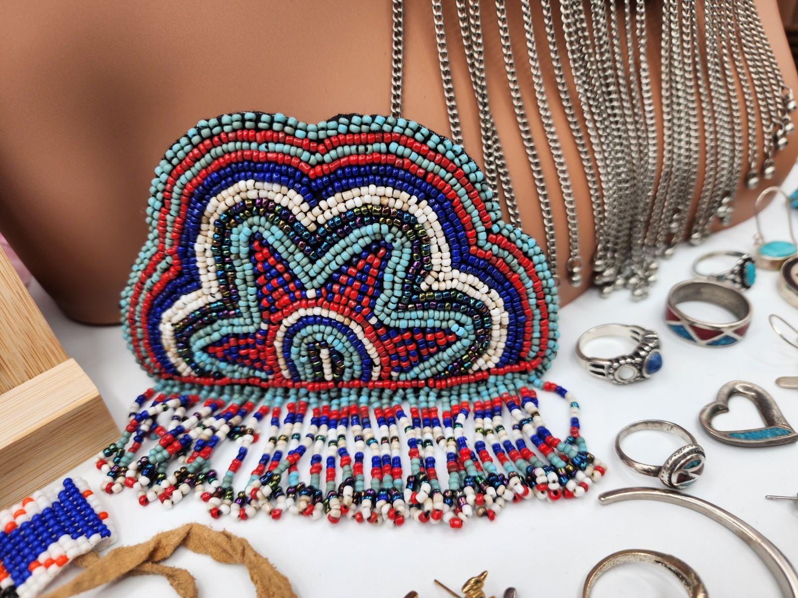 Large Native American Jewelry Lot. Lots Of 925