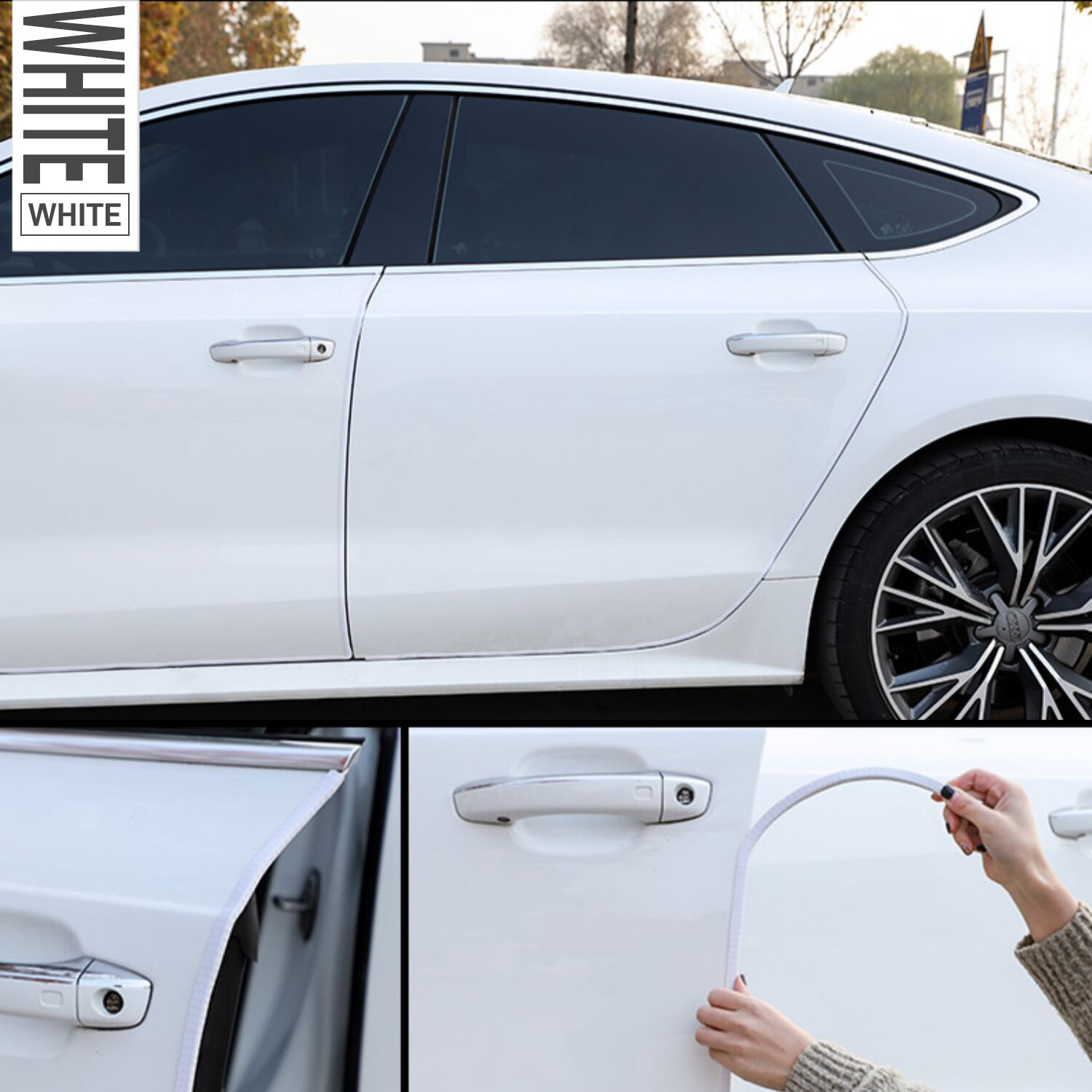 Universal U Shape Car Door Edge Trim Protector Edge Trim Seal Strip Edge Guard