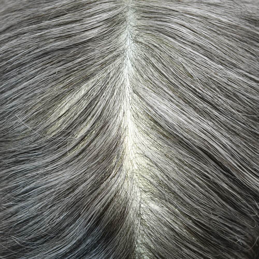 Invisible Ultra Thin Skin Mens Toupee Hair Replacement Poly Hairpiece PU Systems