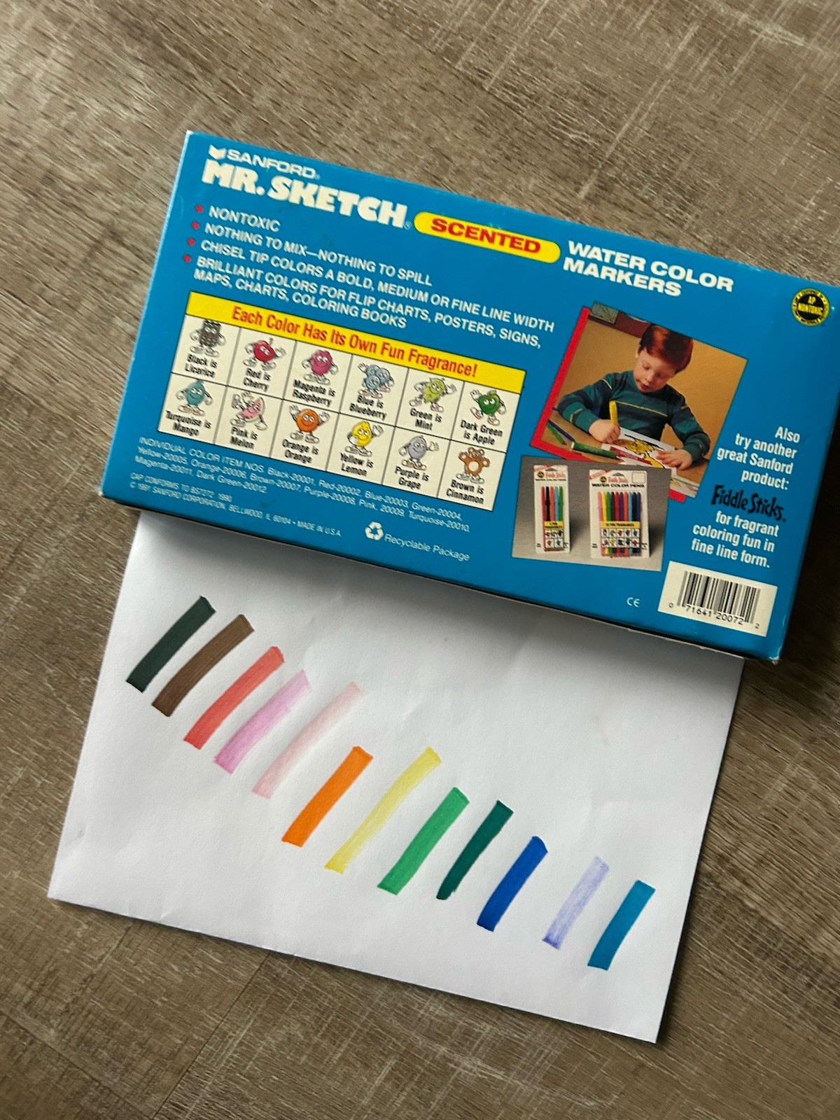 VTG Mr Sketch Scented Markers 12 Ct 1991 Sanford USA Box Tested 90s Nostalgia