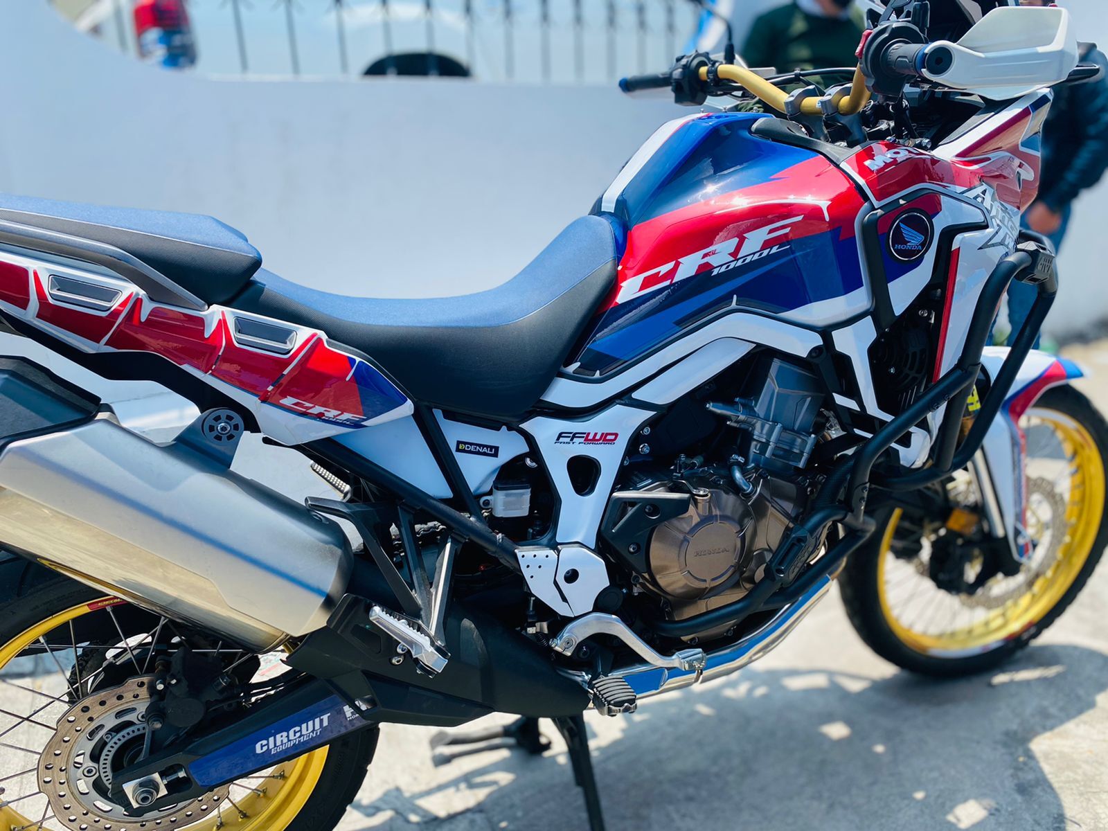 FIT : Honda Africa Twin Crf1000L Crf1000 Graphic-Decal-Sticker kit