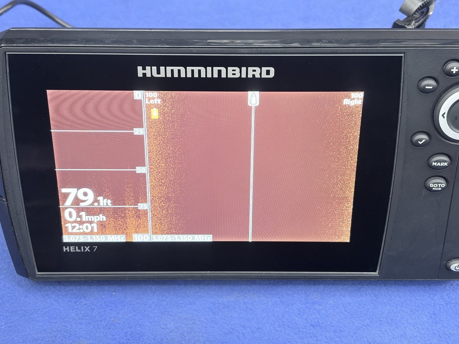 Humminbird Helix 7 MSI GPS G3N MEGA SI Side Imaging Sonar Chartplotter Display