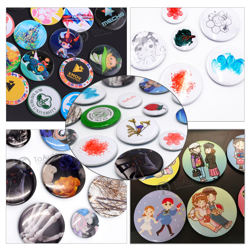 Round Button Maker Die Mould Interchangeable for Badge Machine 1 inch -2.28inch