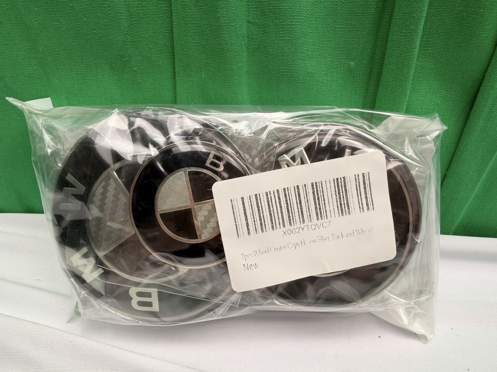 7PCS 82mm/74mm/68mm/45mm For BMW Front Rear Wheel Emblem Centre Caps Badges