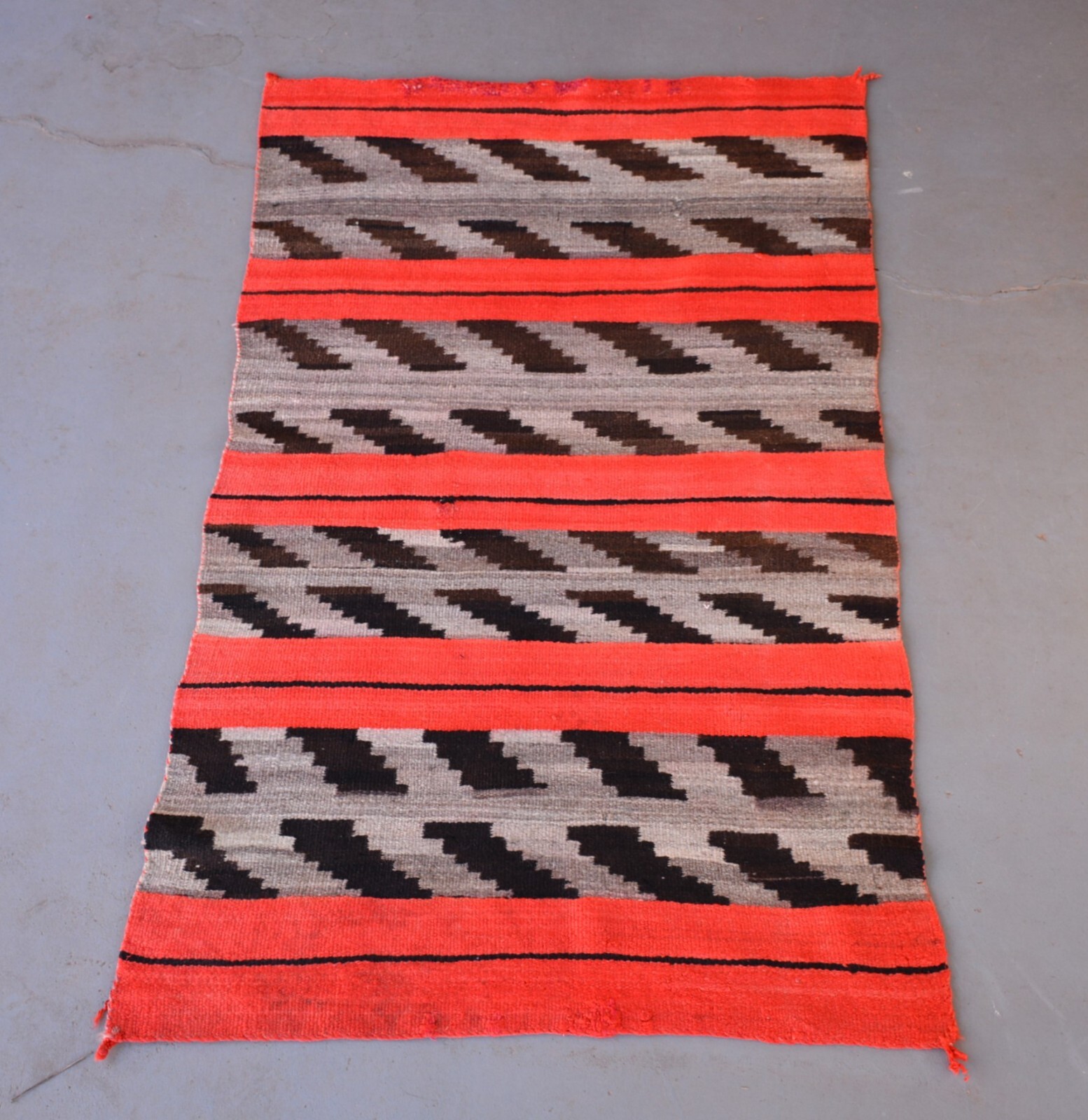 Old Navajo Child's Wearing Blanket - Circa. 1900 - Soft Wools