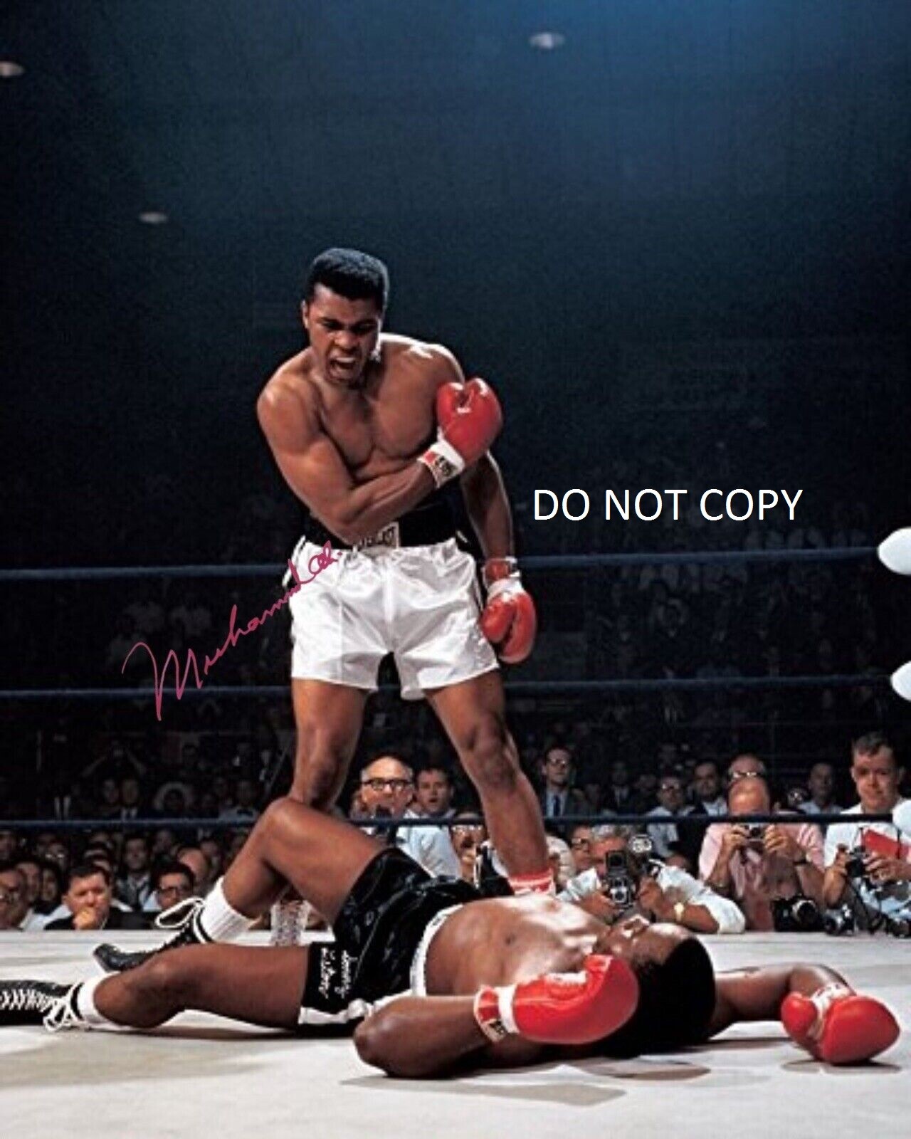 MUHAMMAD ALI Autographed Signed 8x10 Reprint Photo !!