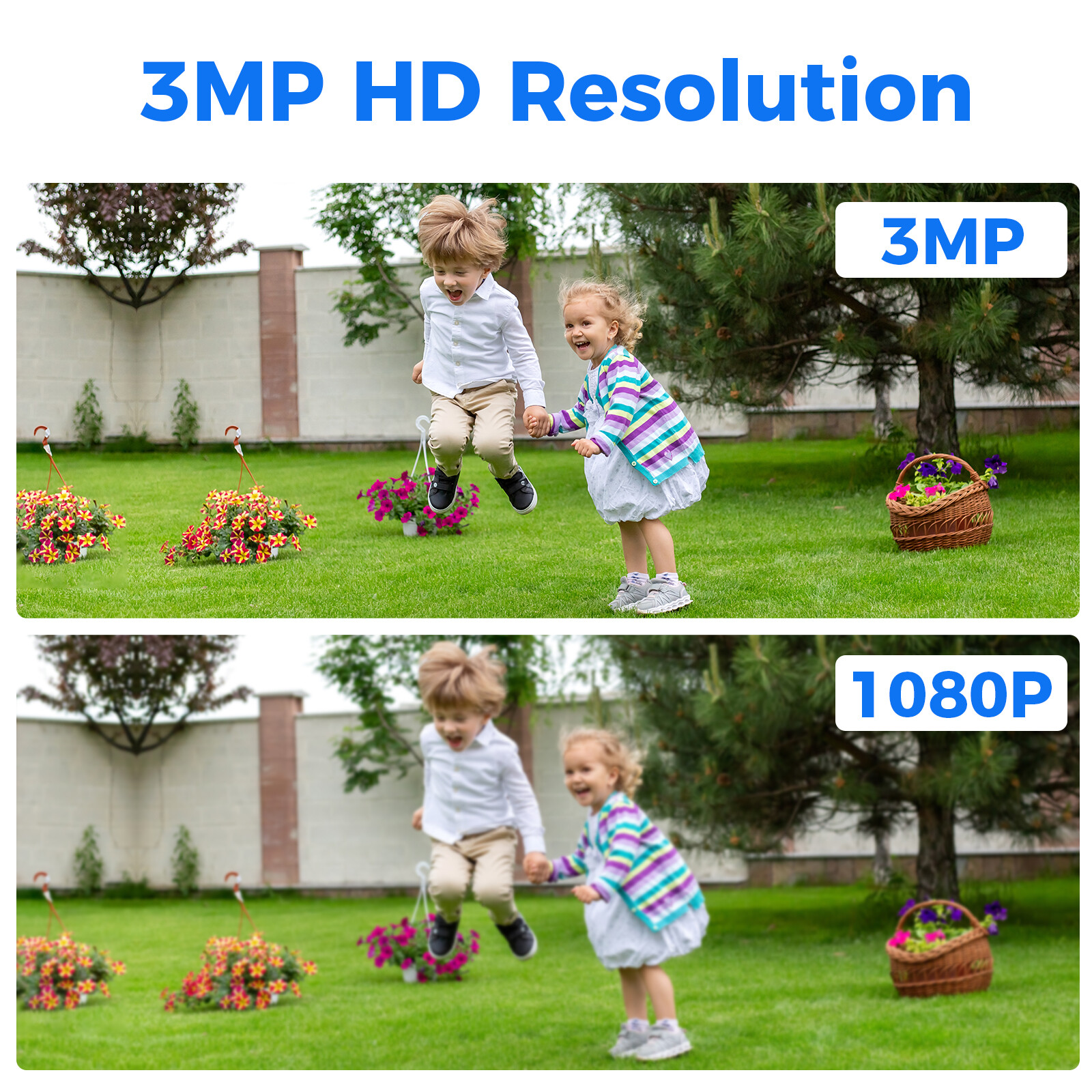 Hiseeu Wifi Security Camera System,16CH NVR,4PCS 3MP PTZ Camera,5G Wifi,No HDD