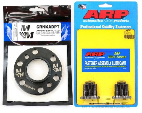 LS Crankshaft Flexplate Adapter Spacer w/ ARP Bolts TH350 TH400 700R4 4L60 4L80