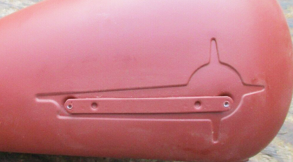 OEM Gas Tank EMBLEMS with SCREWS for 1961 - 1962 Harley Pan & Servi-Car