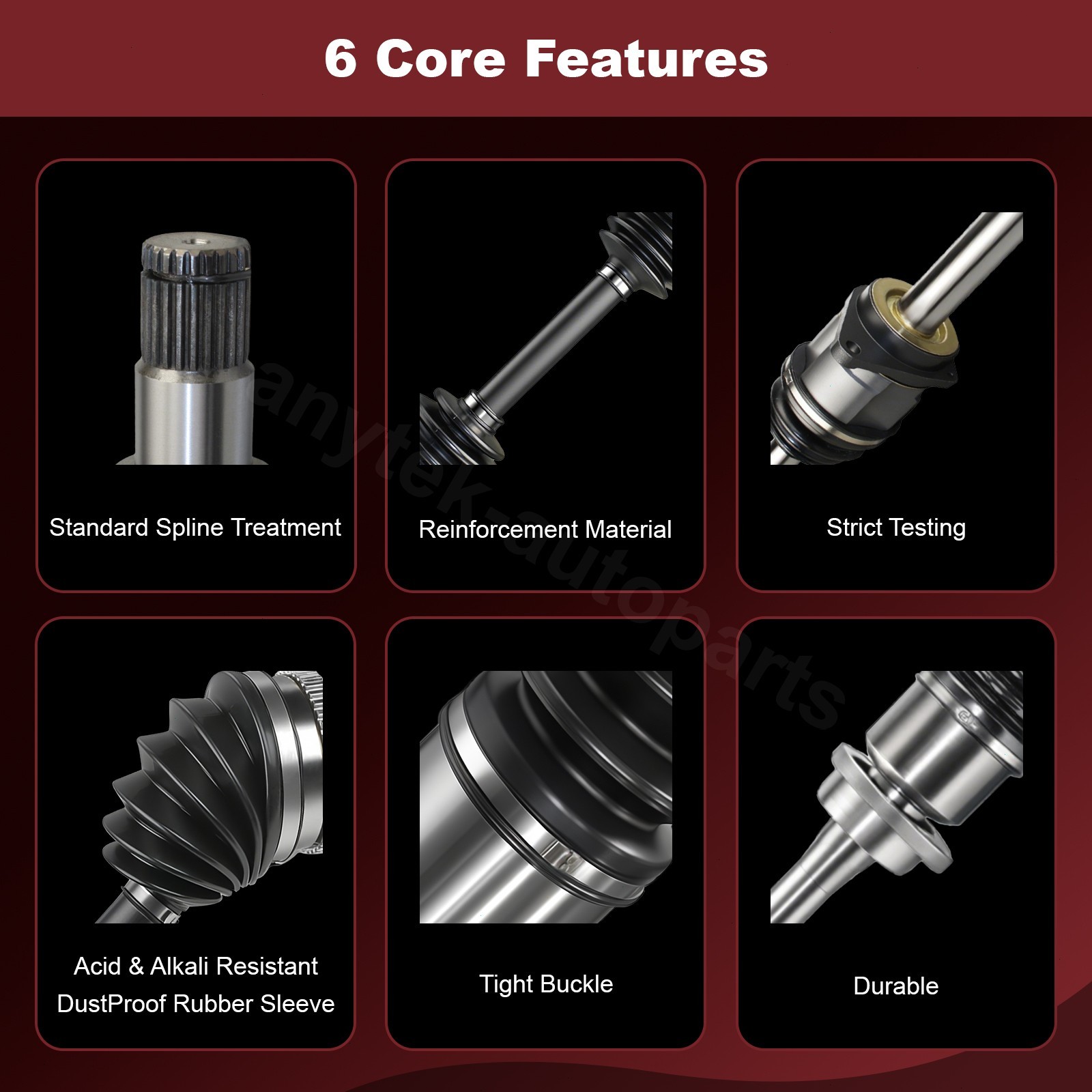 2x Pair Front CV Axle Assembly for Subaru 2014-2018 Forester 2017-2023 Impreza