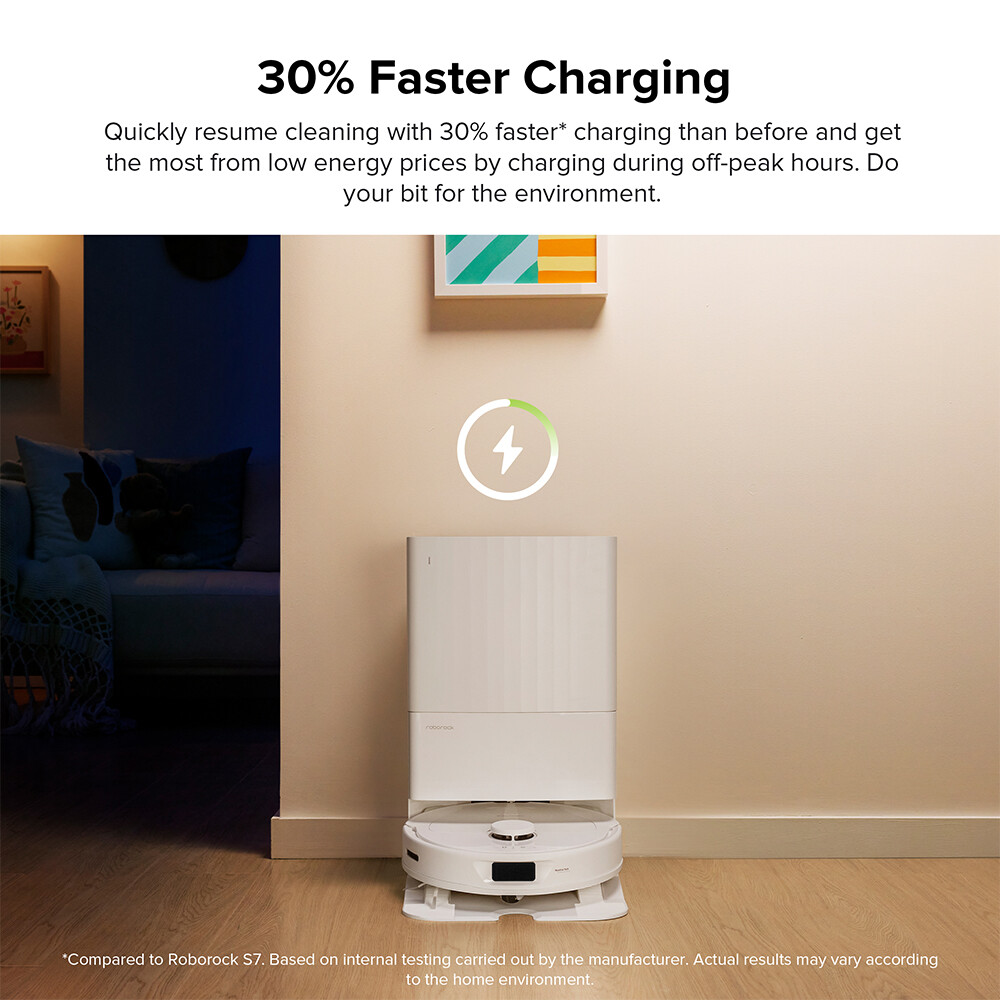 Roborock Q Revo Robot Vacuum, Self-Drying, Mop Lifting - Certified Refurbished