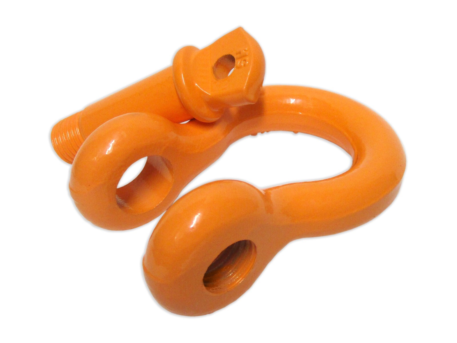 7 Ton 3/4" Alloy Screw Pin Anchor Shackle – High-Viz Orange Rigging Lifting