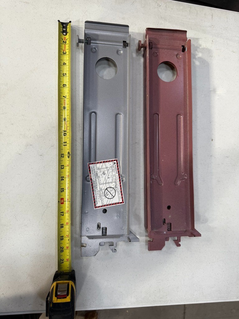 lozier gondola shelving base brackets for 22in base decks and low profile