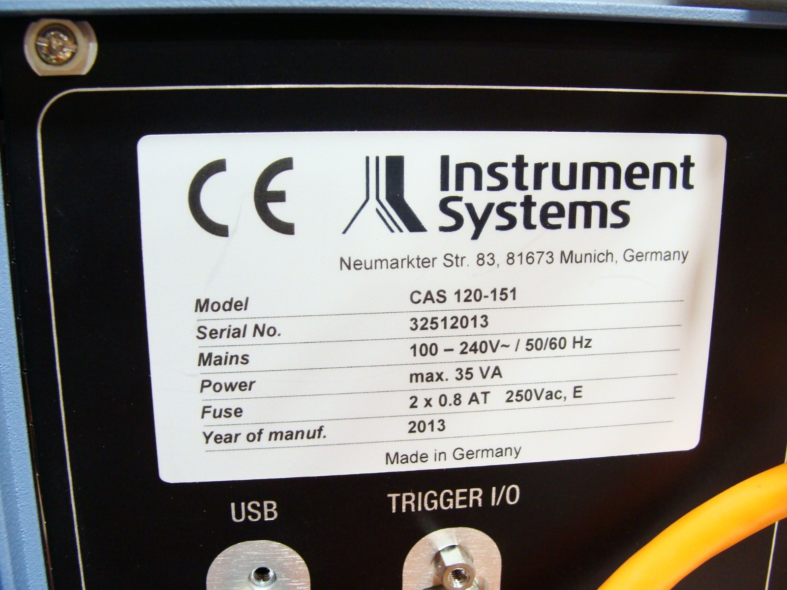 Instrument Systems CAS-120 Array Spectrometer + GON360 Goniometer, Software & ++