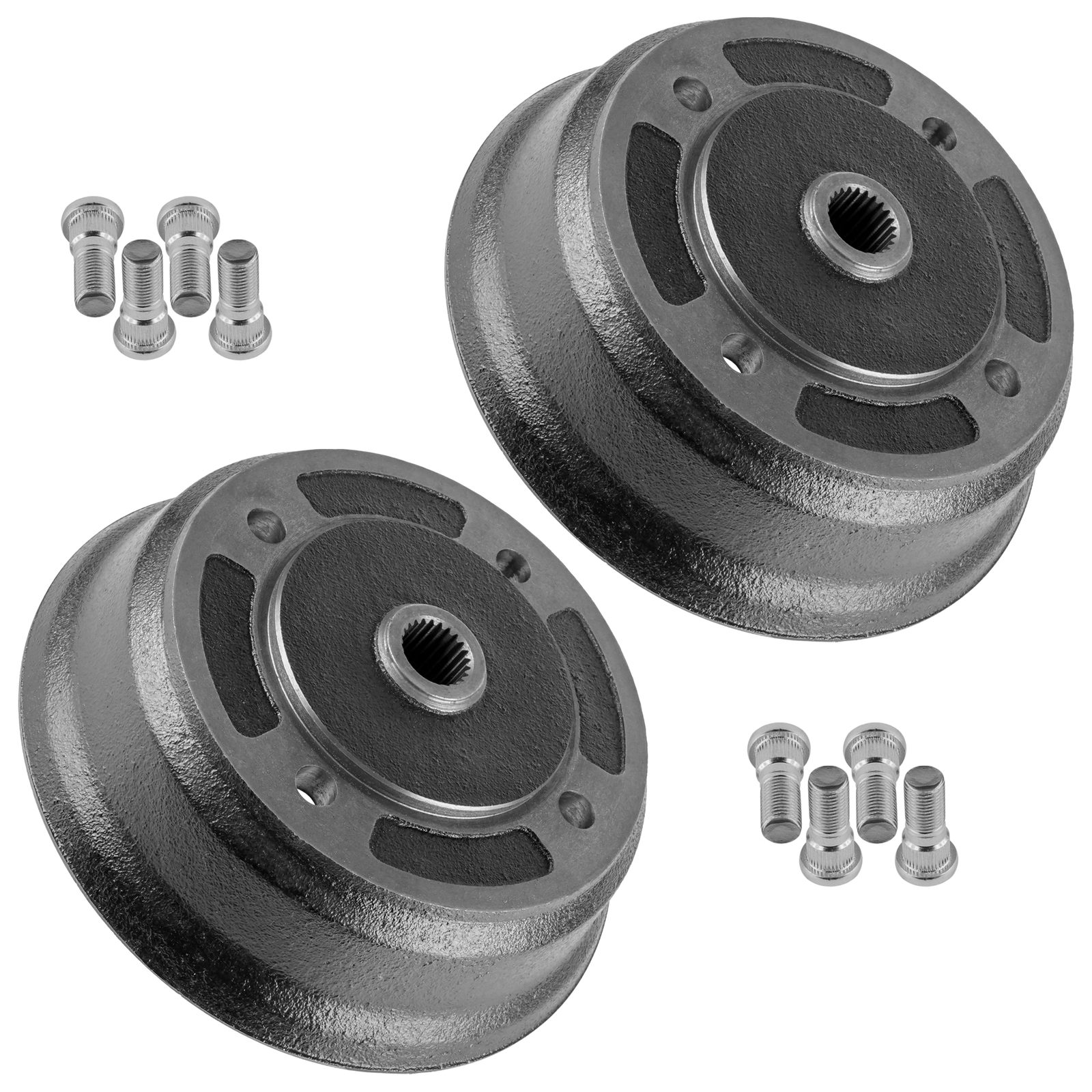 2x Rear Brake Hub L/R w/ Studs for NEW Kawasaki Mule 4010 4x4 KAF620M 2009-2021