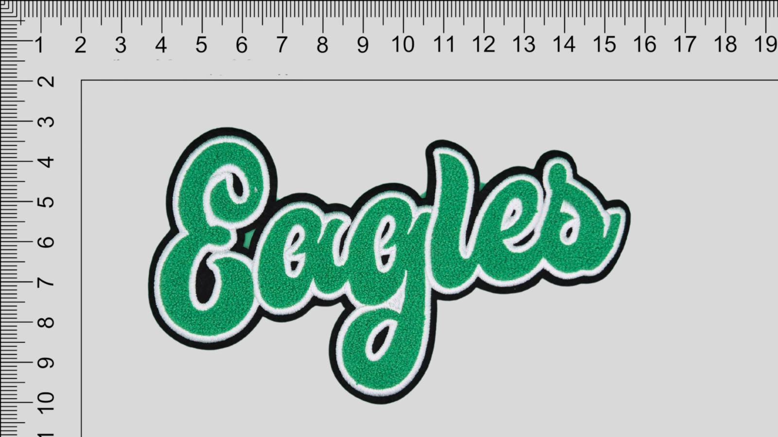 Philadelphia Eagles Chenille Patch 4 pcs Lot 80's & 90's Iron-On / Sew-On