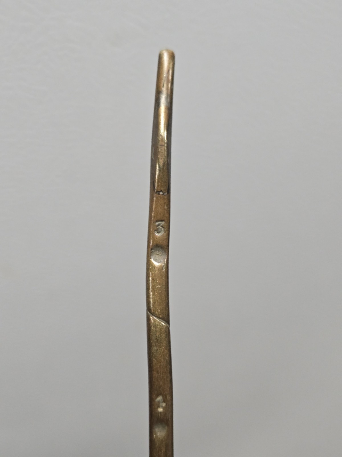 Old VIntage Antique Medical Tool Uterine Barnes Sound Calibrated F Walters & Co