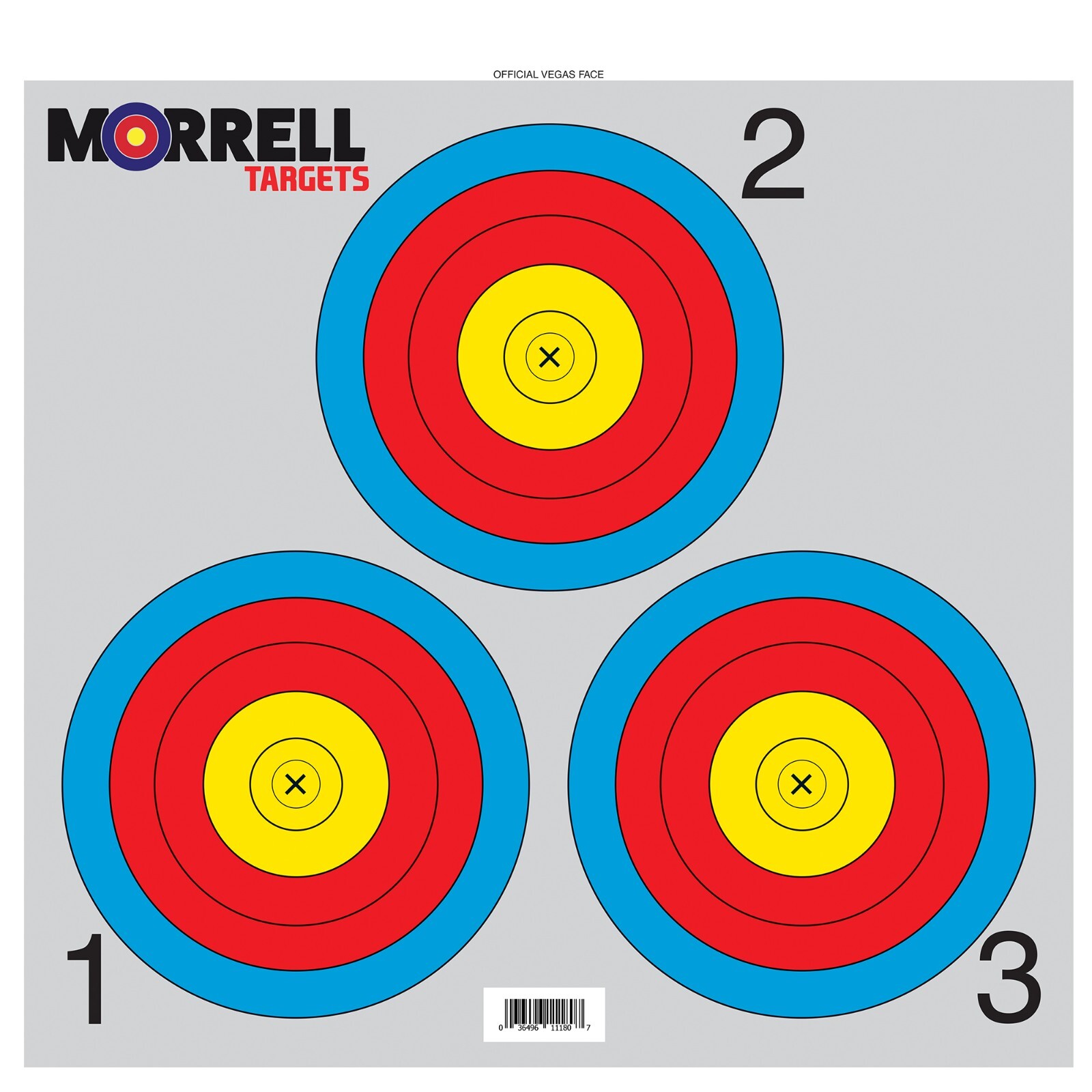 Morrell 3 Spot Vegas Paper Face Target 100 pack