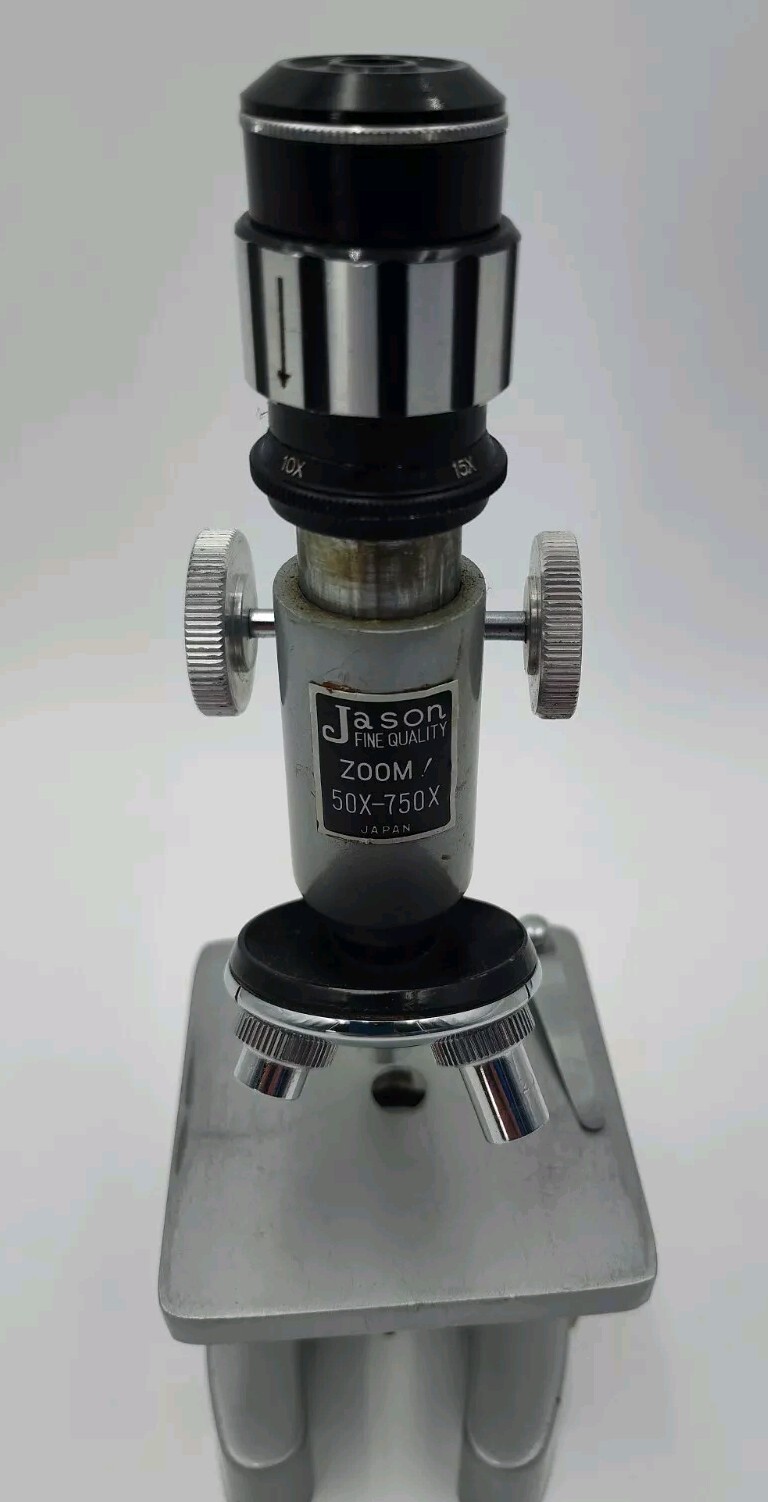 Jason Fine Quality Microscope VTG Leather Case Vintage SEE PICS📸