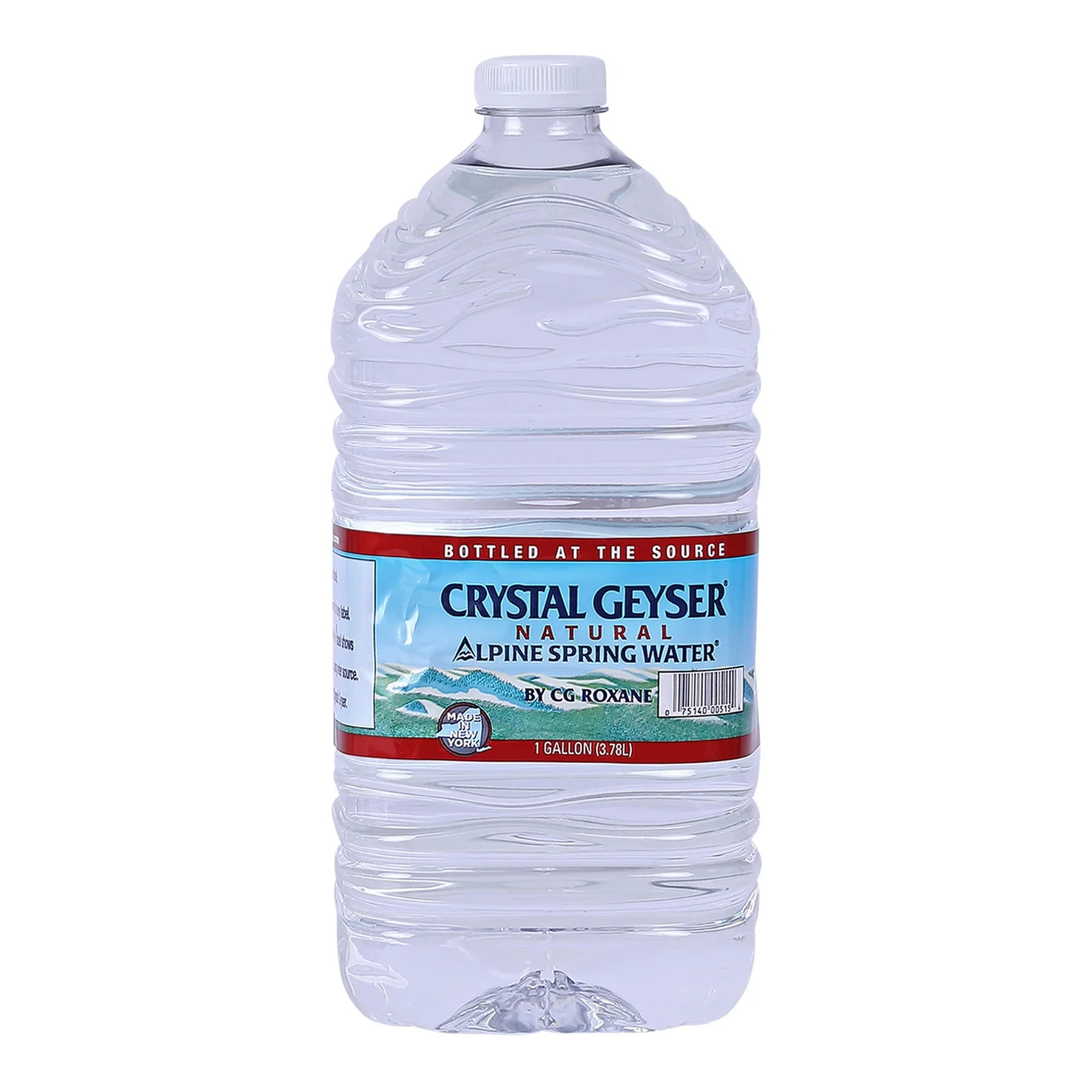 (6 pack) Crystal Geyser Alpine Spring Water, 1 Gallon Plastic Jug