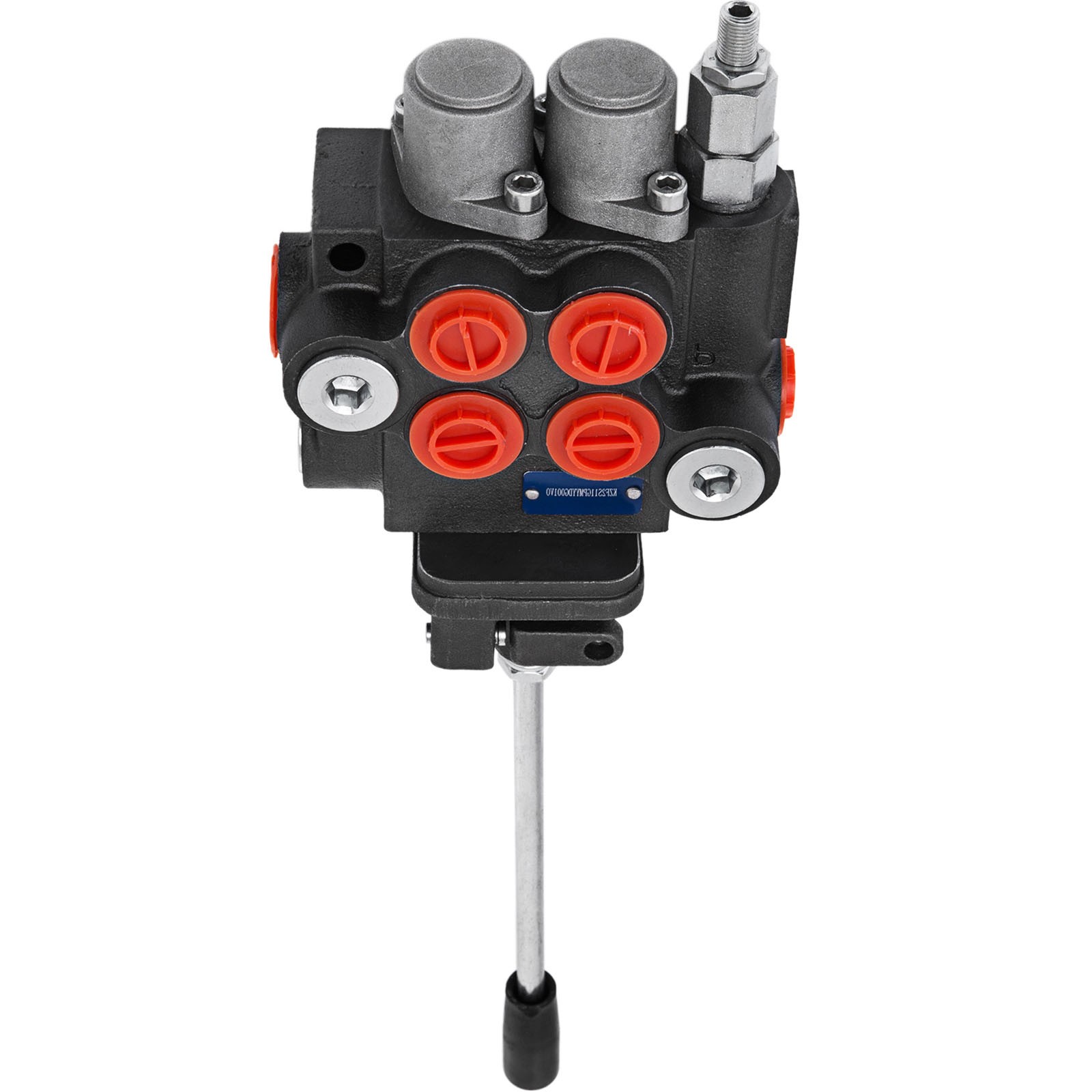 Uimoso 2-Spool Hydraulic Control Valve 11 GPM Double-Acting Cylinder, BSP Ports