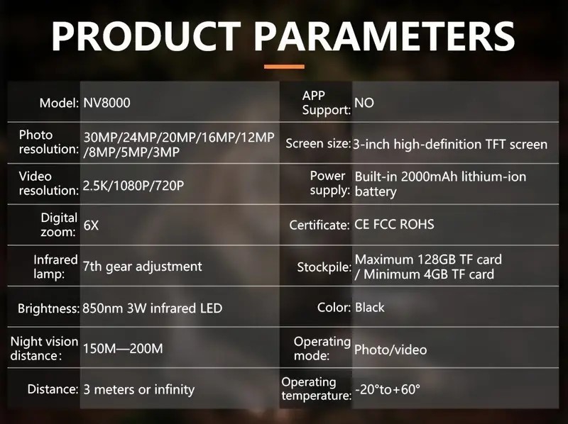Night Vision Googles Infrared Digital Binoculars Total Darkness Surveillance