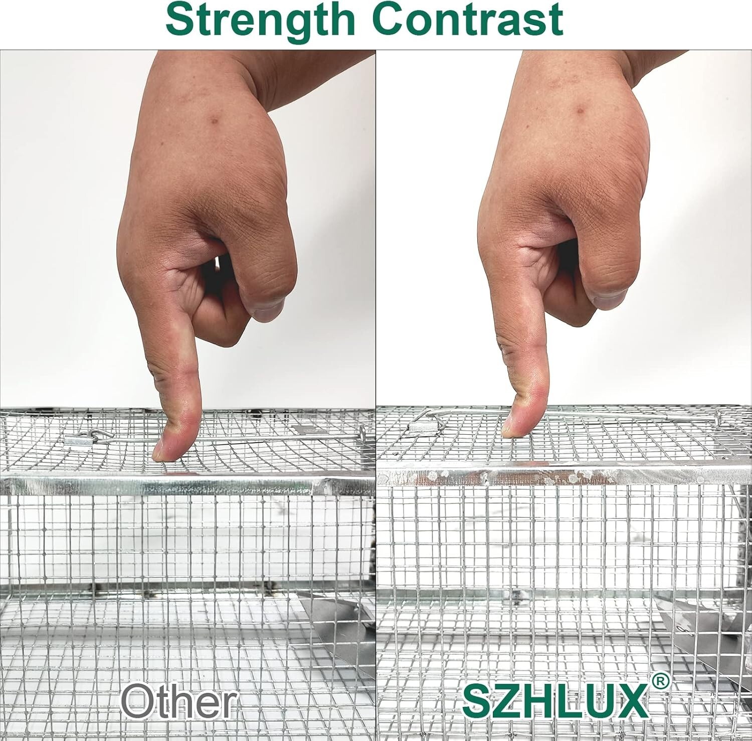 2 Pack Rat Trap Humane Mouse Traps Work Small Rodent Animal-Mice Catch Release S