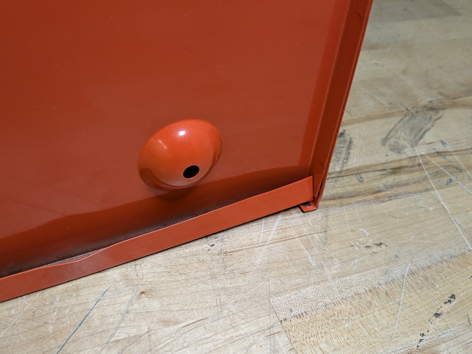 Kent Bin Storage Cabinet 9 Drawer 17" W x 11" D x 10" H Steel Orange KA9