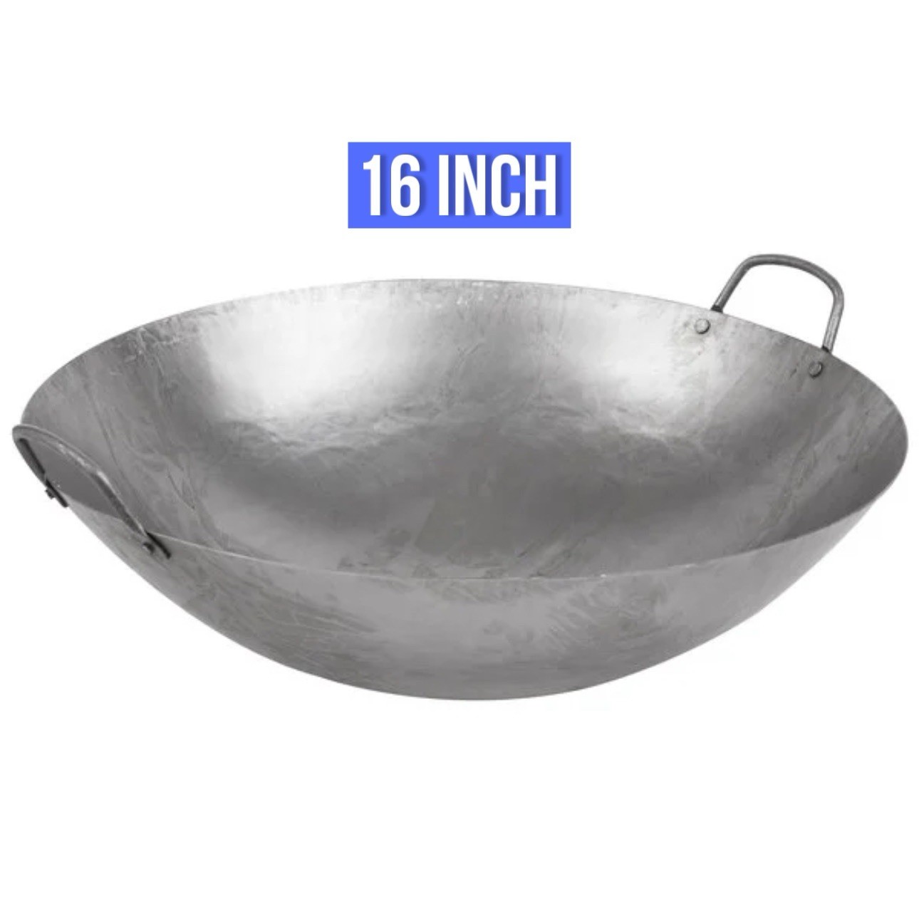 16" Hand Hammered Cantonese Wok Mandarin Carbon Steel Wok