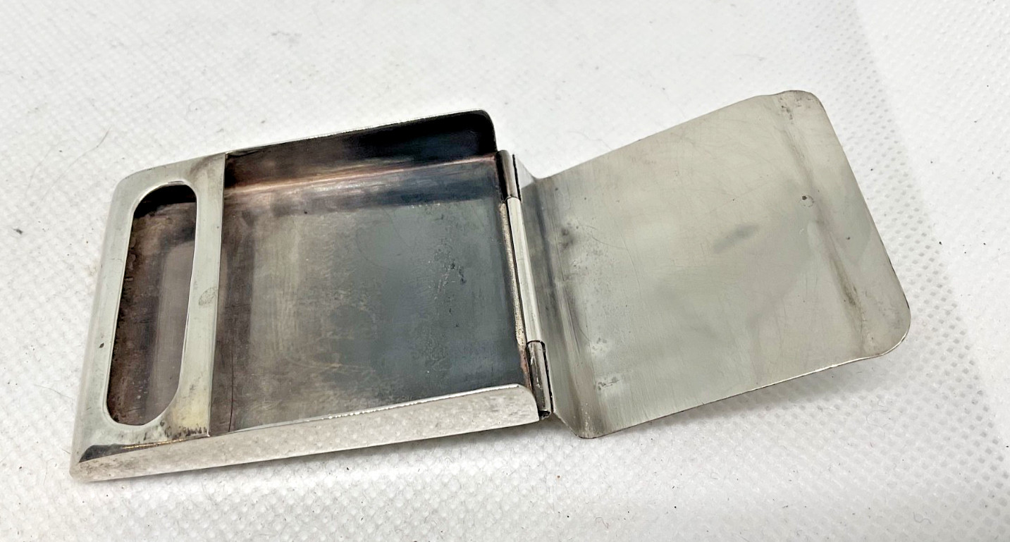 Vintage Taxco Mexico Sterling Silver 925 Match Book Holder Plat-Mex SA Eagle 20