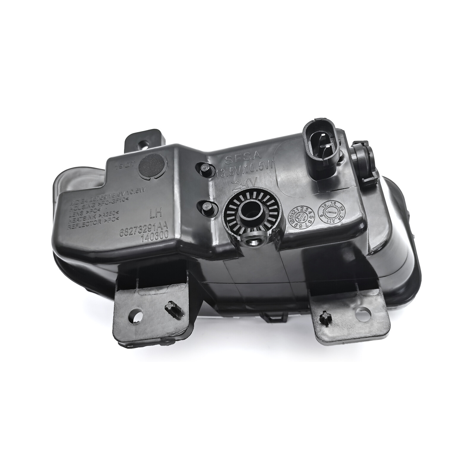 Clear LED Fog Lights Lamps+Switch+Bezels For 2019-2023 Dodge RAM 2500 3500