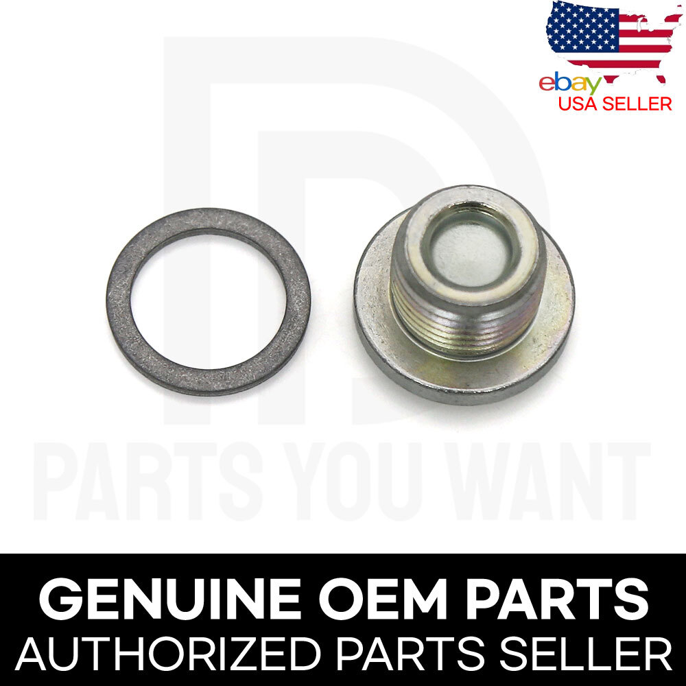 GENUINE OEM Toyota Lexus ATM Transmission Drain Plug 90341-18016 + Gasket [SET]