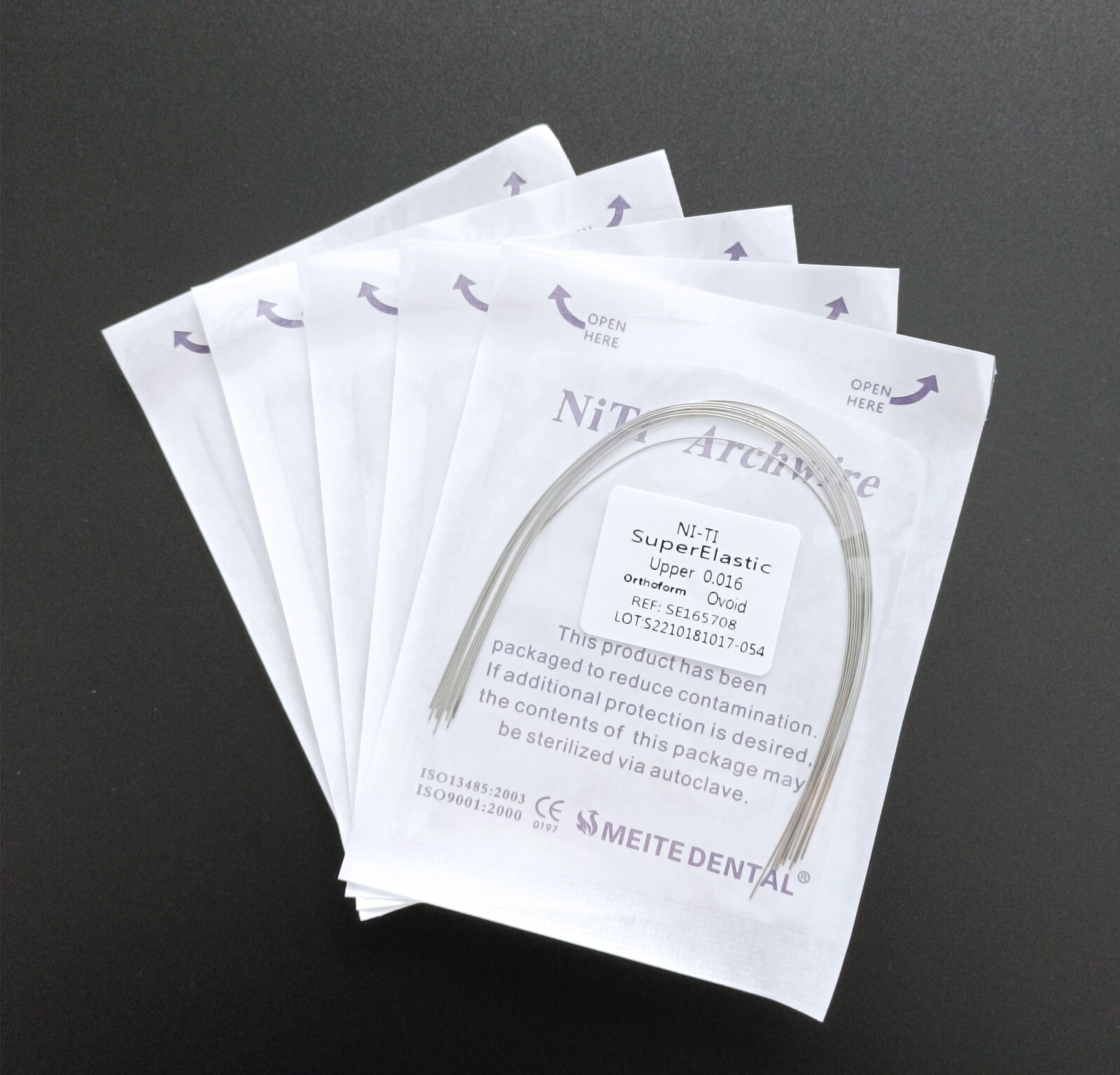 Dental Orthodontic Super Elastic Wire Niti Round/Rectangular Arch Wires Ovoid