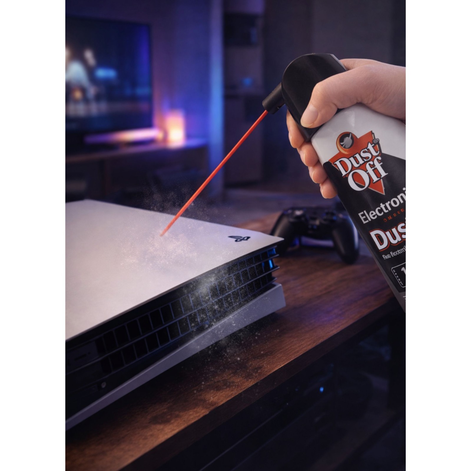 Falcon Dust-Off Electronics Compressed Gas Duster, 10 oz (Pack of 4, 8, 12)