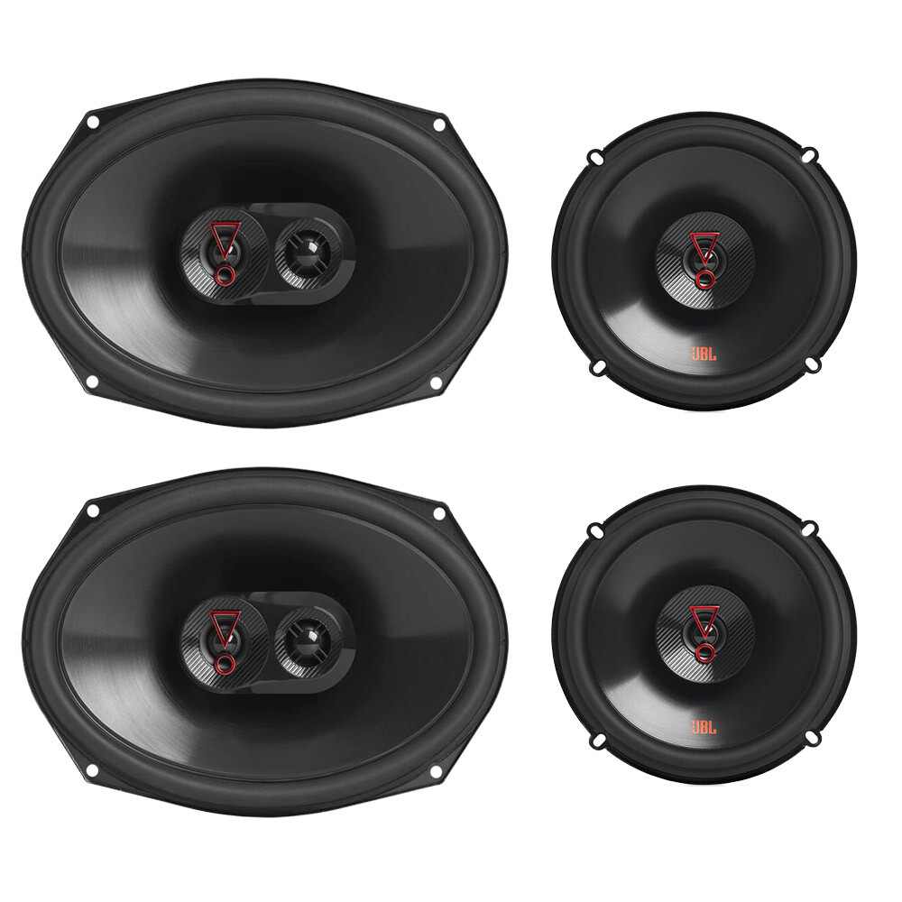New JBL STAGE3 SERIES 6x9" & 6.5" Coaxial Front & Rear Car & Truck Speakers Set