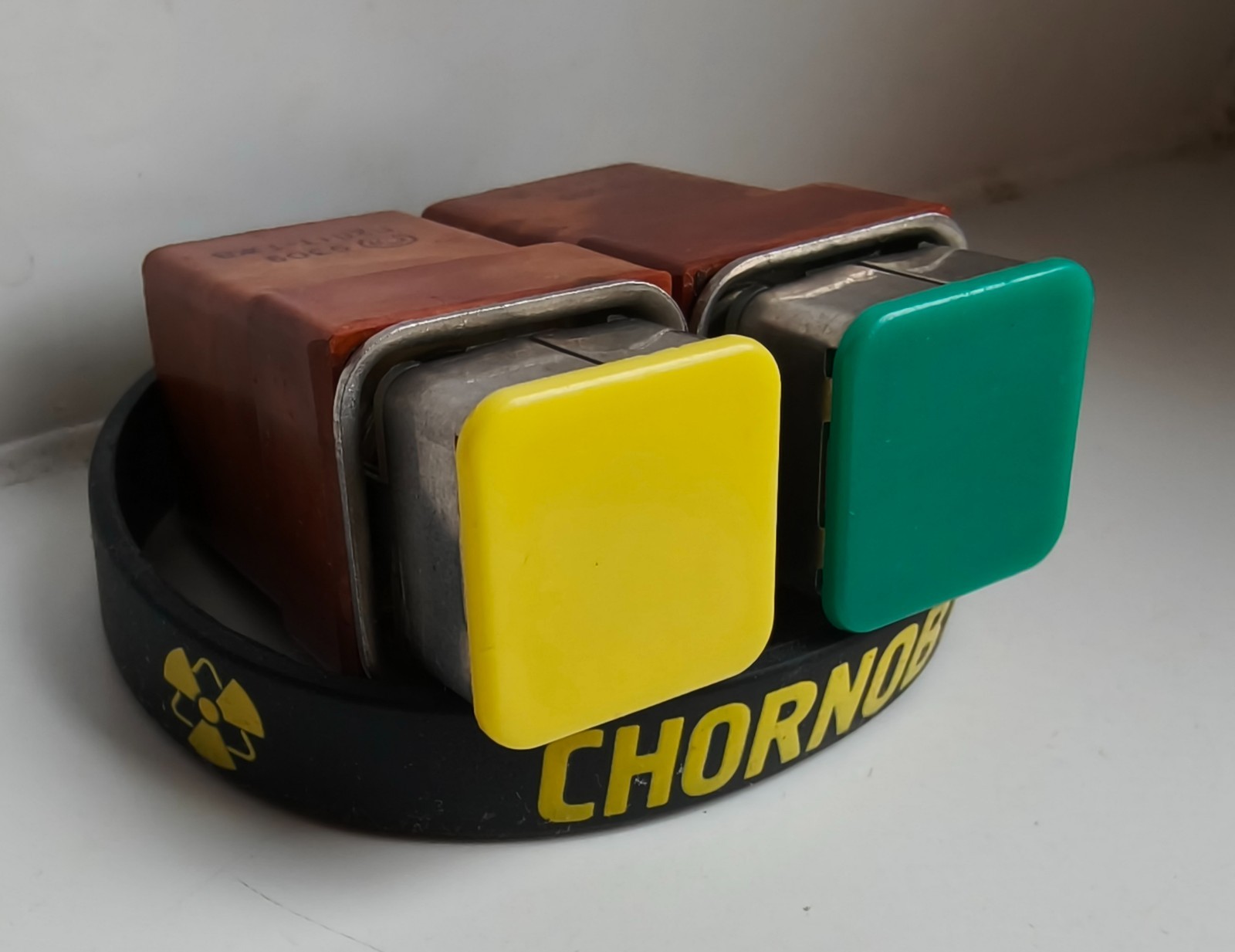 Chernobyl NPP Control Panel RBMK control room P2P1T button with baklight, 1pcs