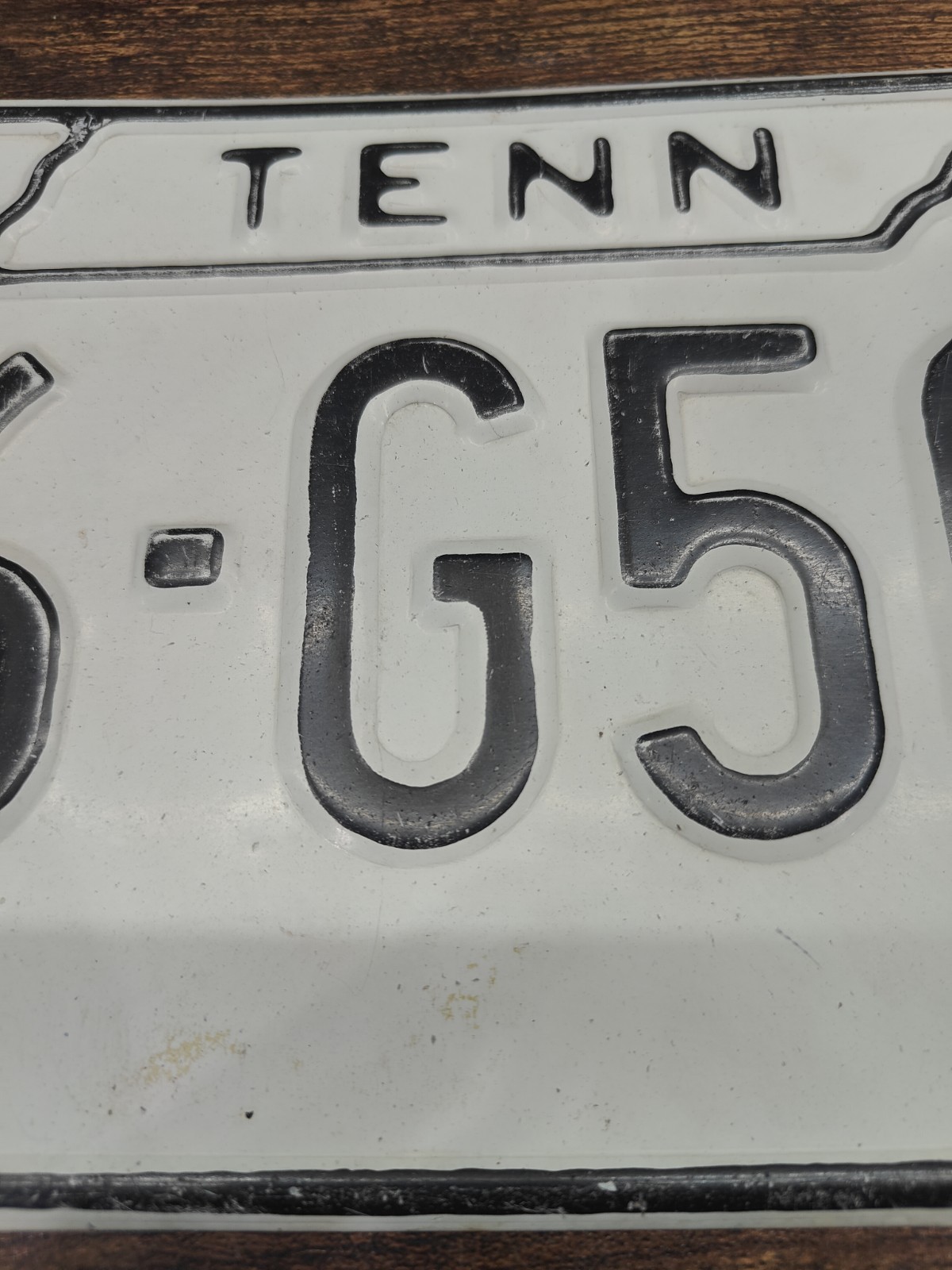 🟧Tennessee TN Tenn License Plate Tag 🟧 1971 71 70s 16 G509 Antique Roane