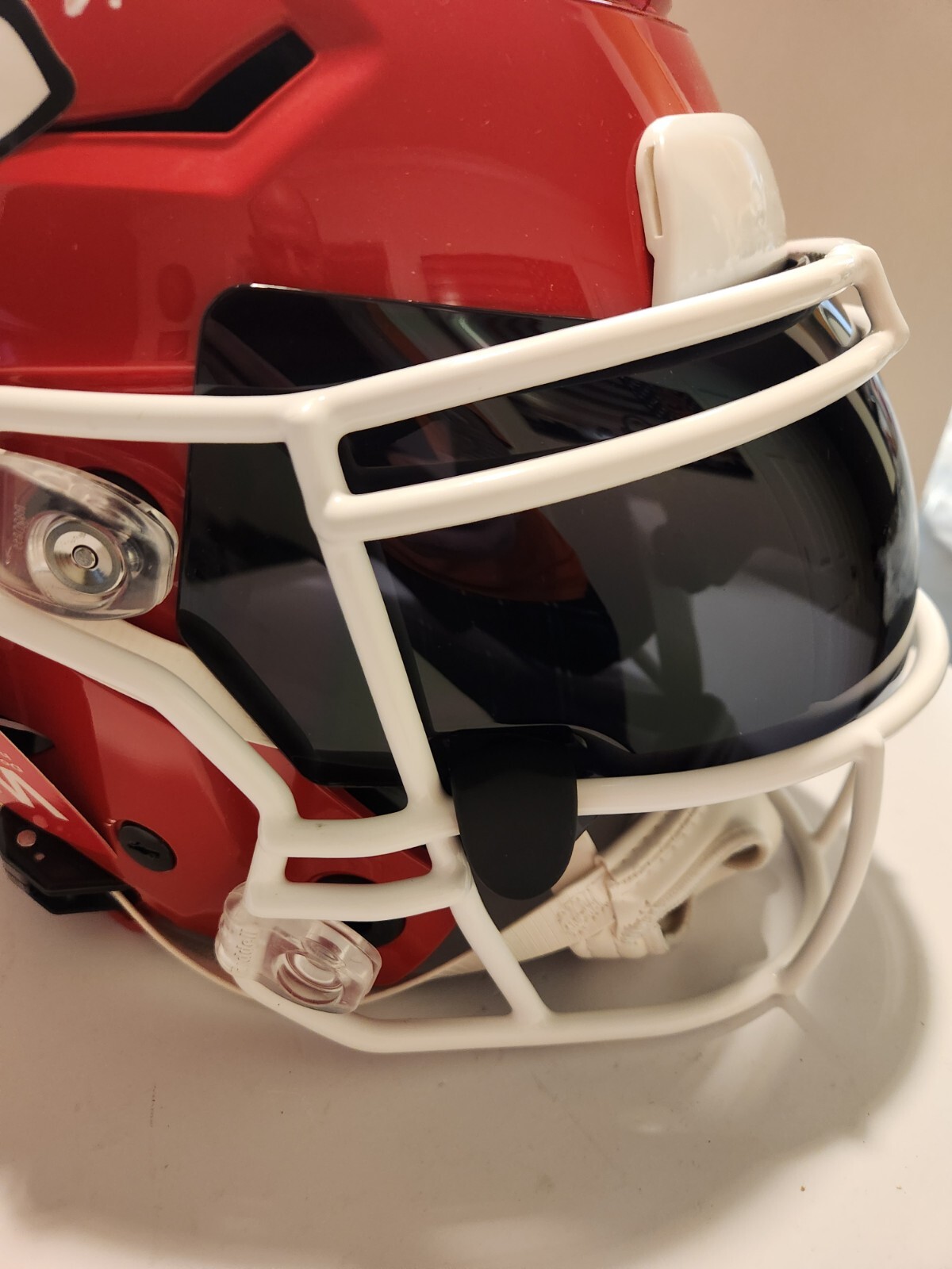 BLACK SPEED FLEX & SCHUTT F7 Full Size Football Helmet Visor Eye Shield W/Clips