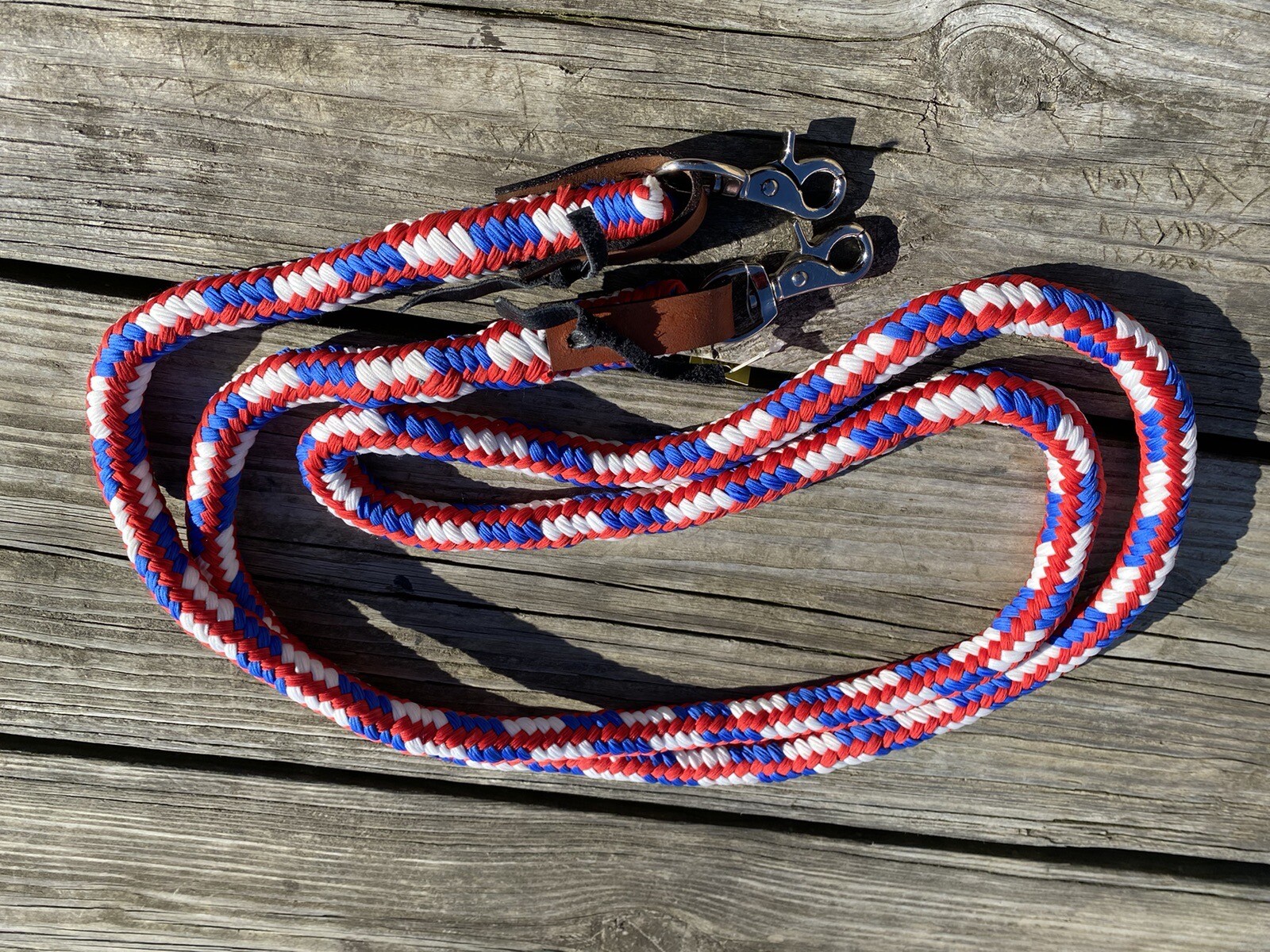 Super soft 8 ft Western barrel/roping reins w/snap ends assorted colors