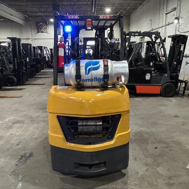 2019 Cat 2C5000 5000lb Used Forklift Triple Mast Sideshift LP Gas 5781 Hours