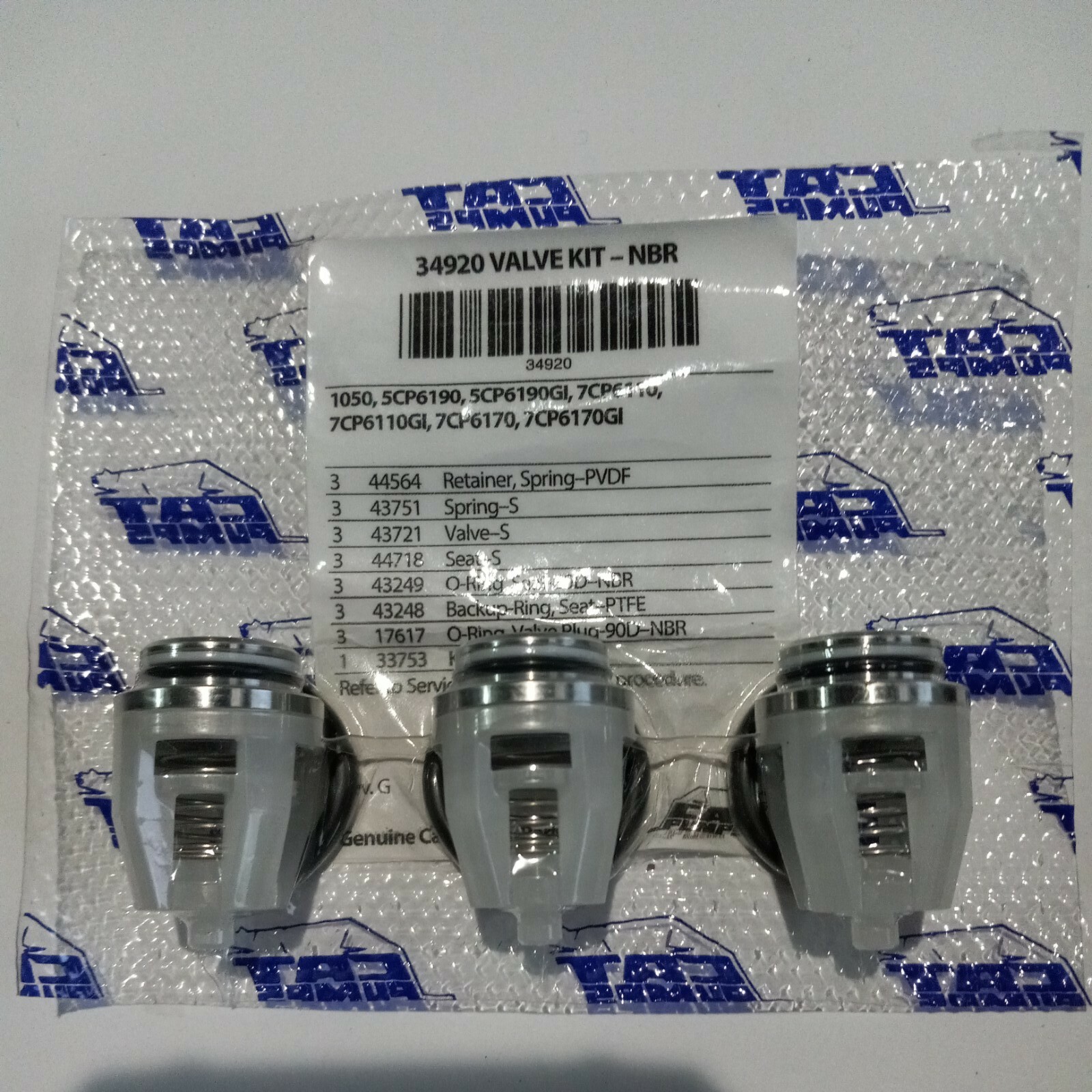 Cat Pump 34920 Valve Kit Cat Pumps 1050