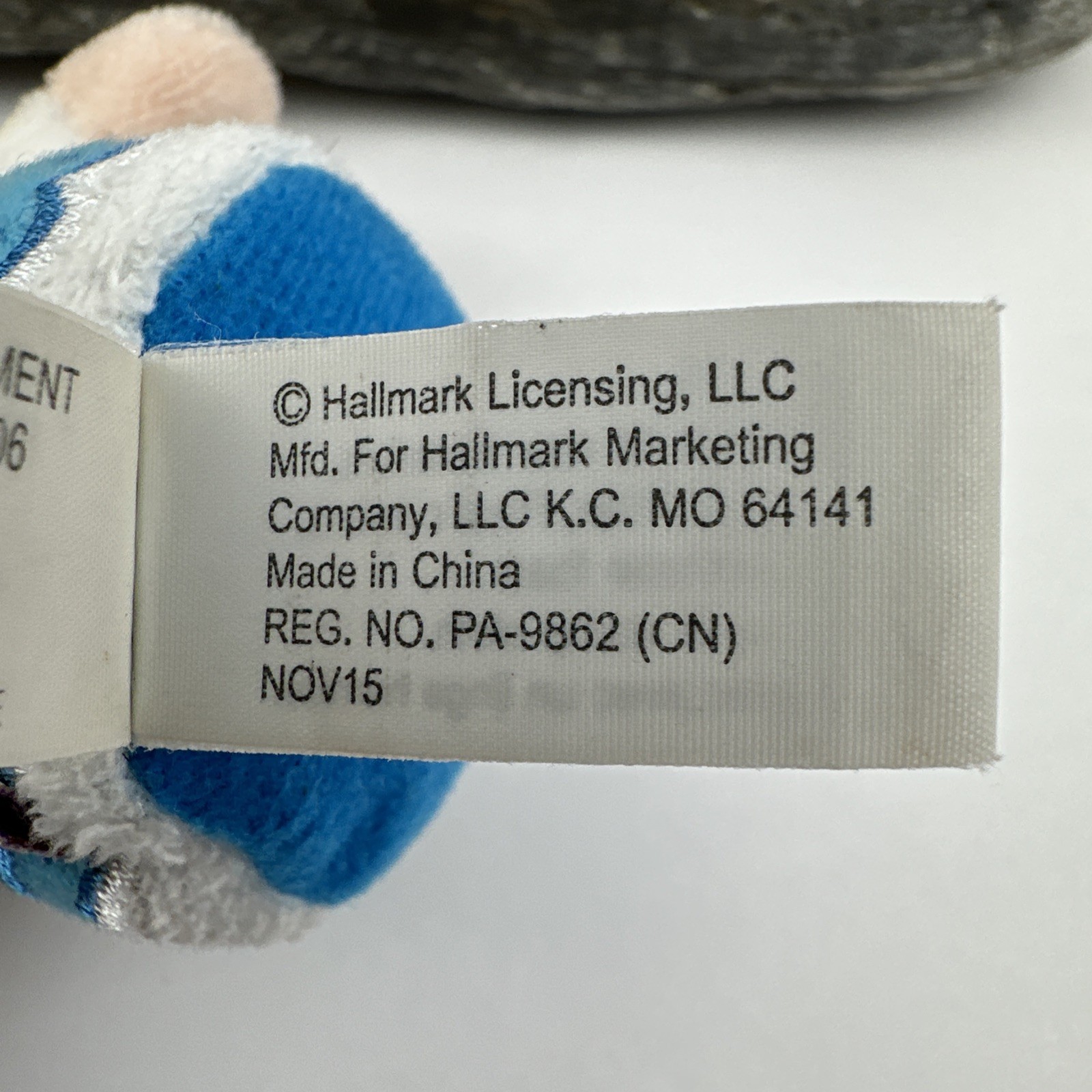 Hallmark Itty Bittys Little Bo Peep Girl Blue Dress Hat