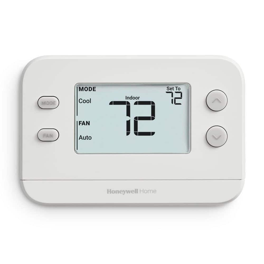 Honeywell Home X1N Non-Programmable Thermostat, Single-Stage, 1-Heat/1-Cool