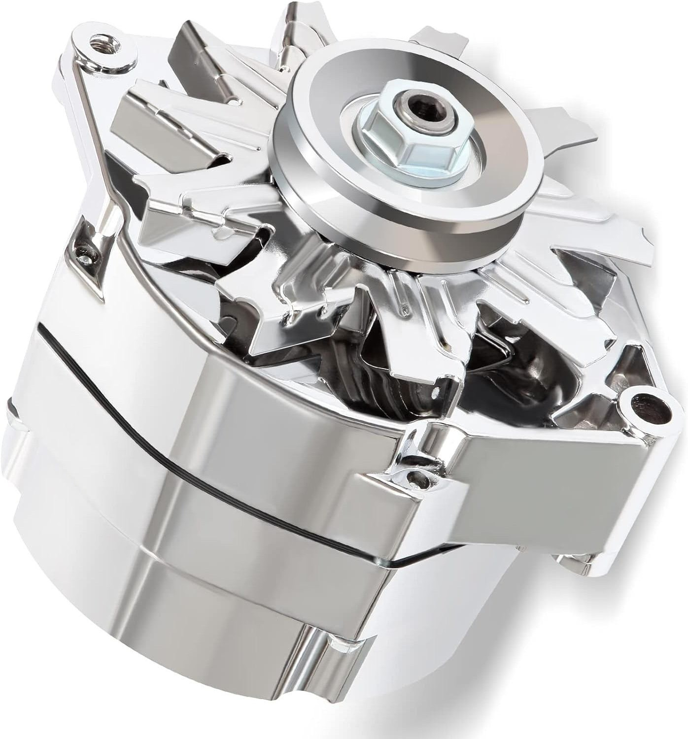 Alternator For Chrome BBC SBC Chevy 120Amp Street Rod GM 1 Wire 1975-1985 12V