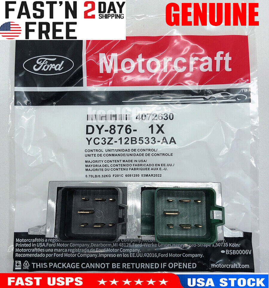 Motorcraft OEM DY876 Diesel Glow Plug Control Module Switch Ford 6.0 6.4 7.3 New