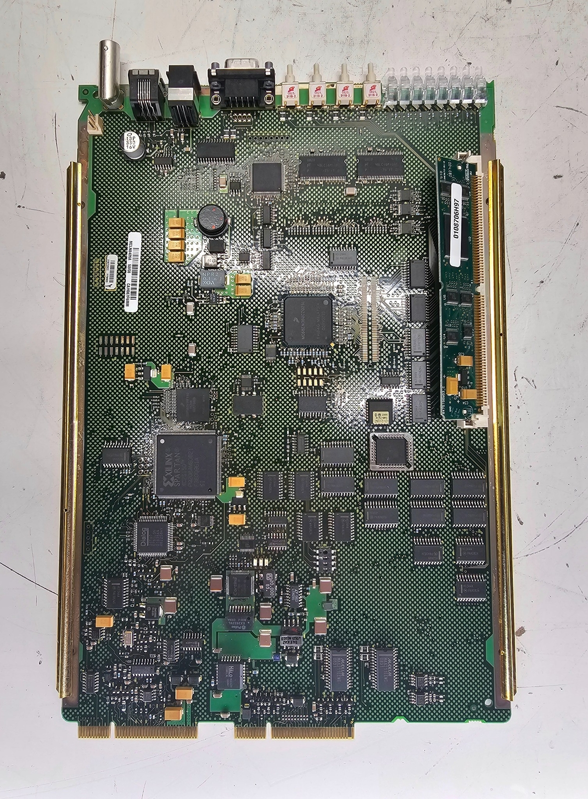 Motorola Quantar Station Control Board Epic 5 MCLN8426 w Wireline Board